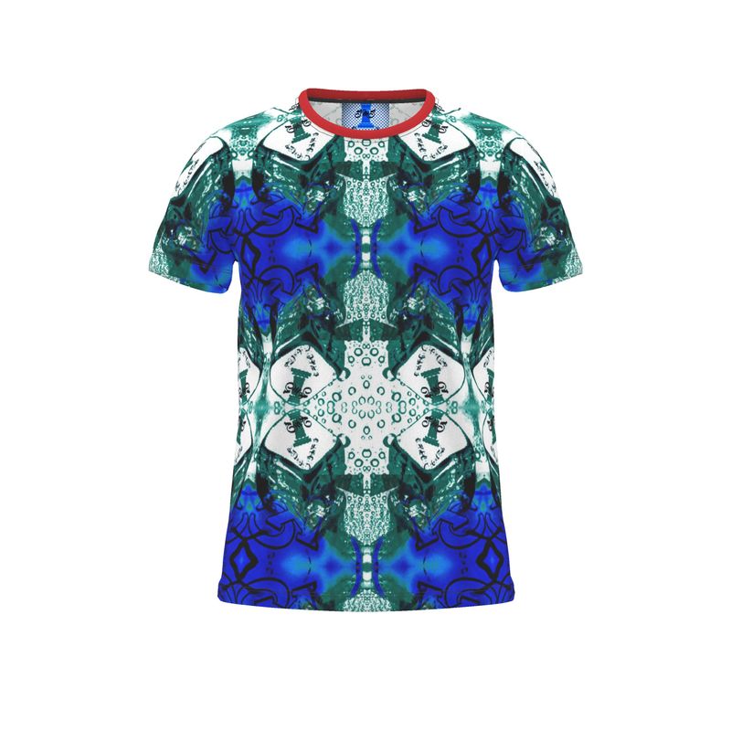 Cut And Sew All Over Print T Shirt