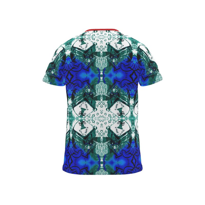 Cut And Sew All Over Print T Shirt