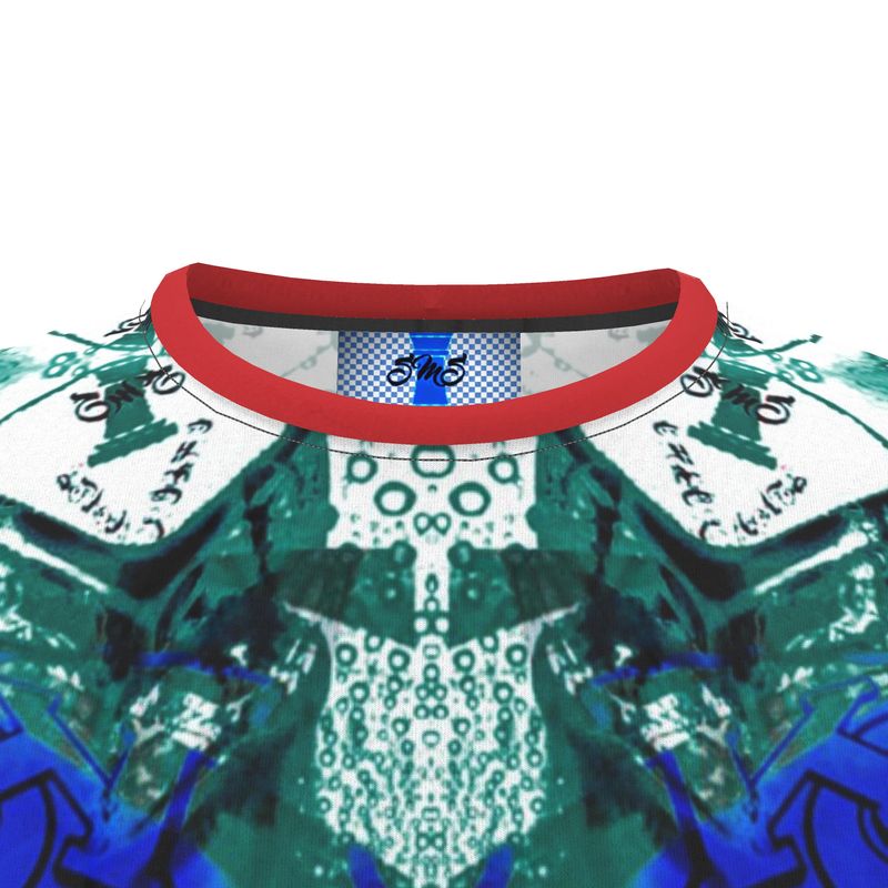 Cut And Sew All Over Print T Shirt