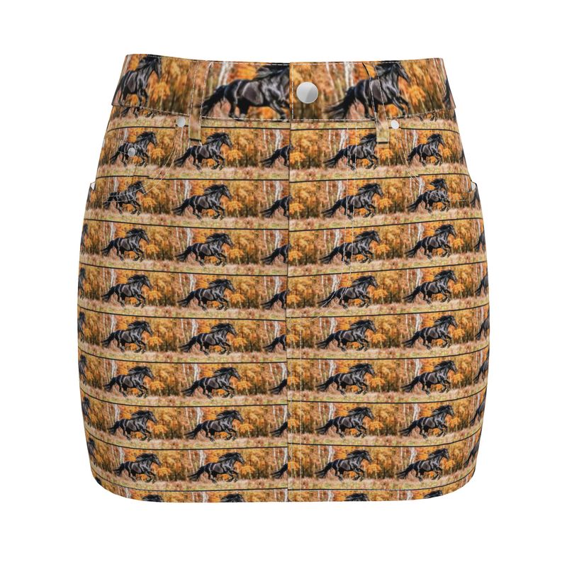 Denim Mini Skirt