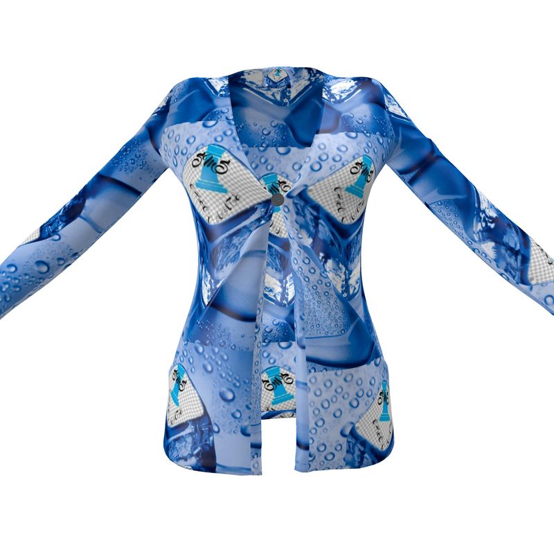 SMS Azure Geometry Cardigan